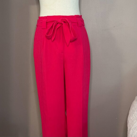 Express Hot Pink High-Rise Ankle Pants – Women's Size 4L - Picture 6 of 9